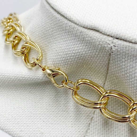 Vintage Gold Tone Chain Necklace - Picture 4 of 7